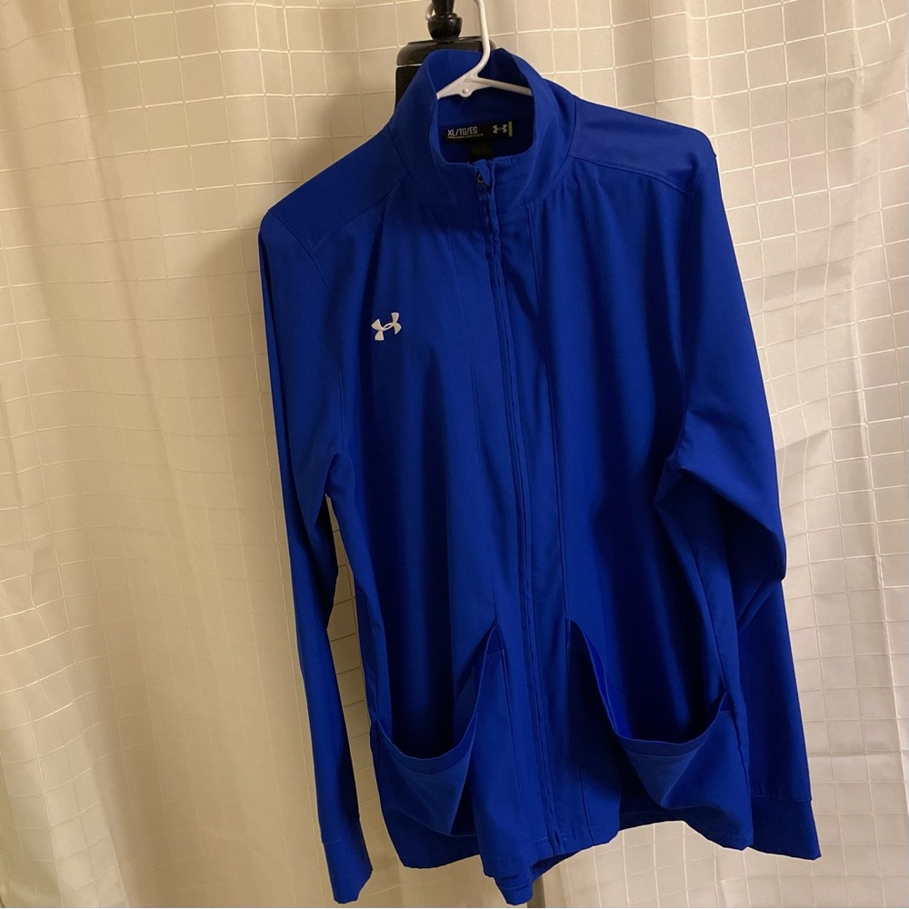 Under Armour Men’s Royal Blue Zip Up Jacket Size XL/TG/EG